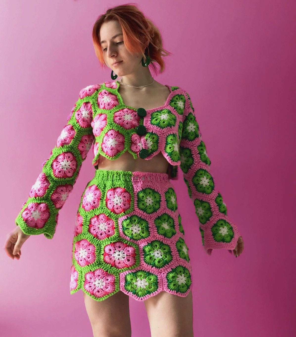 Flower fairy crochet set