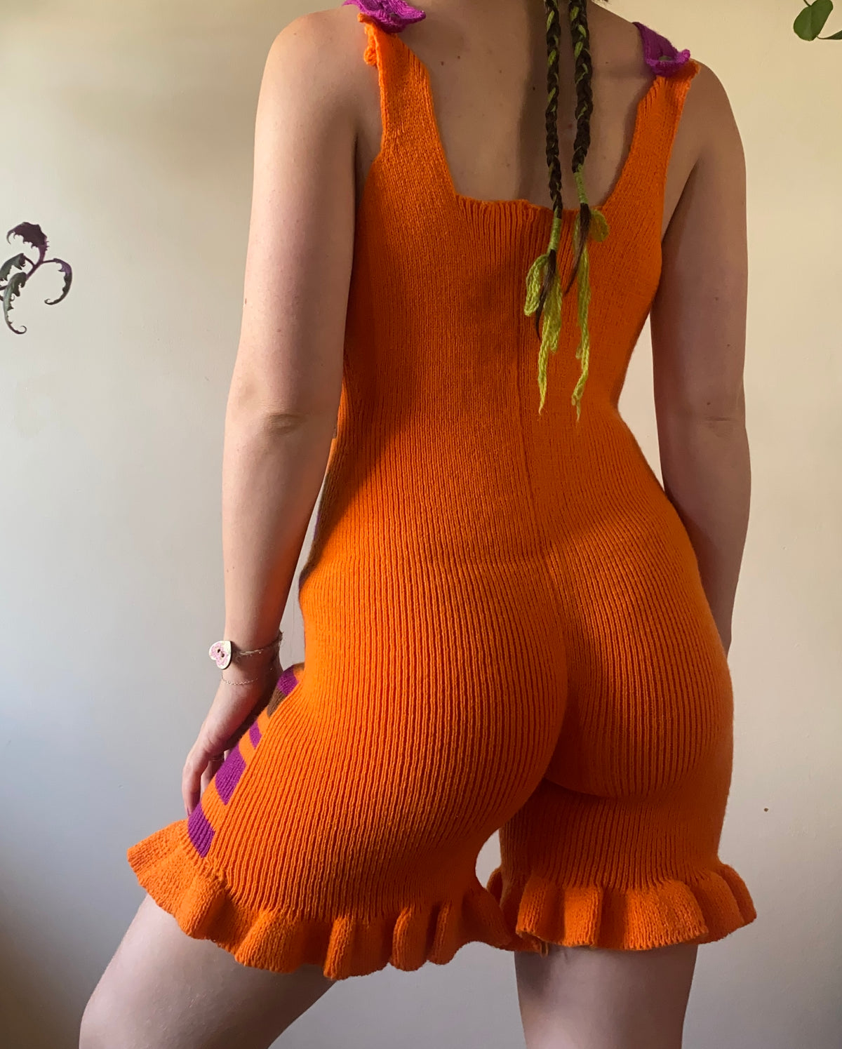 Raspberry pumpkin pie playsuit
