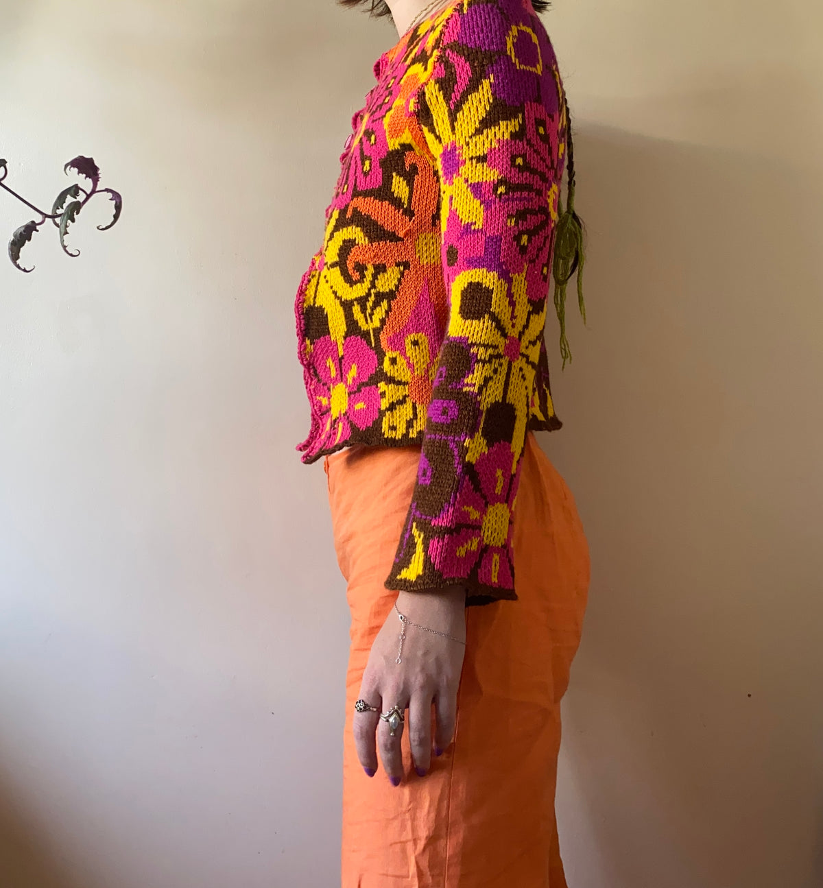 Flower power cardi
