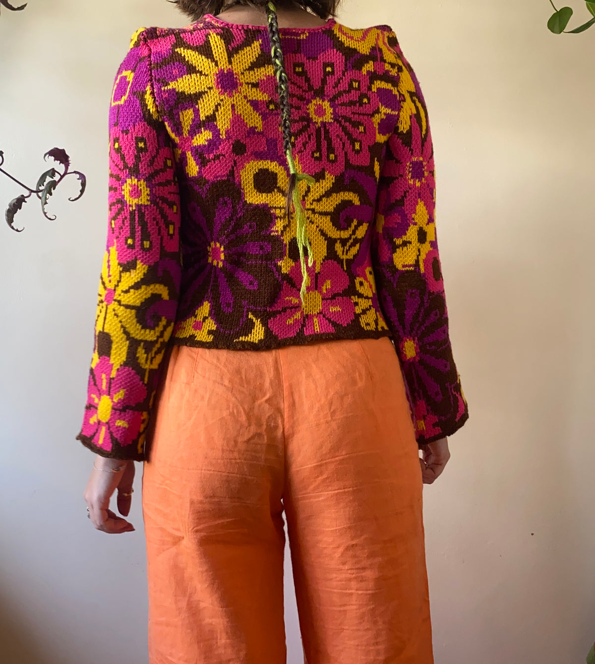 Flower power cardi