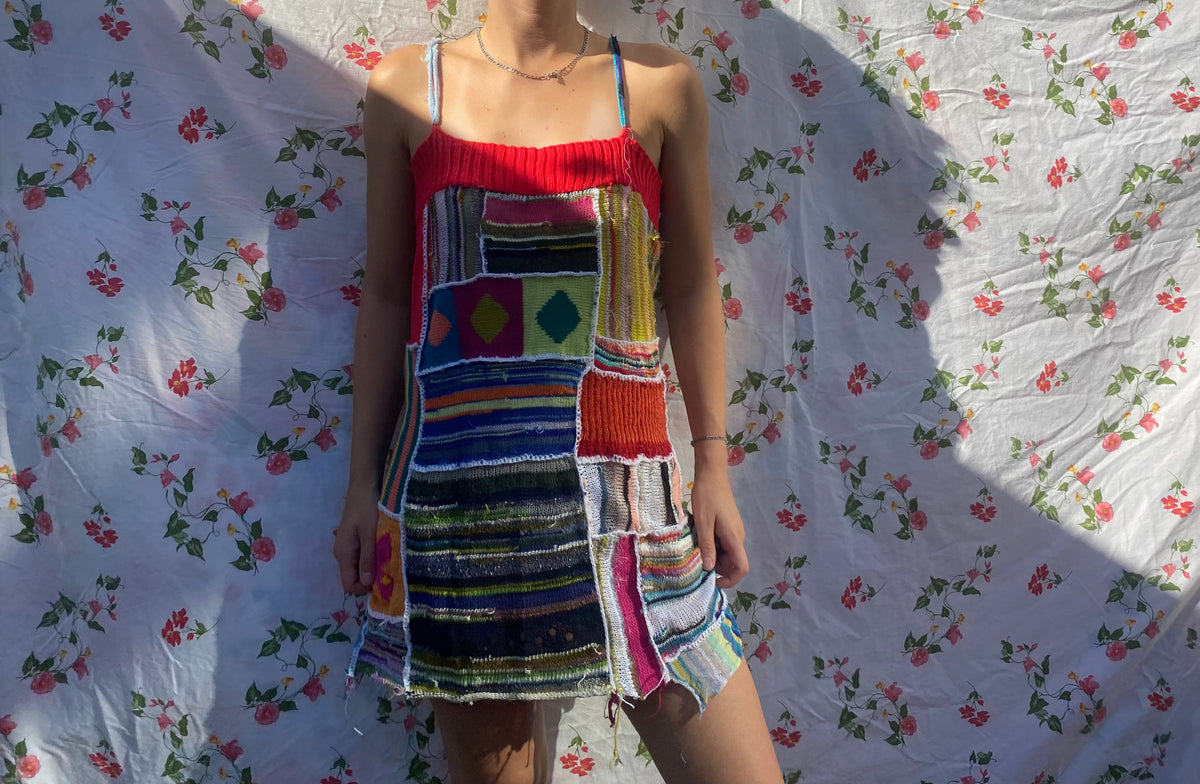 Scrap patchwork dress
