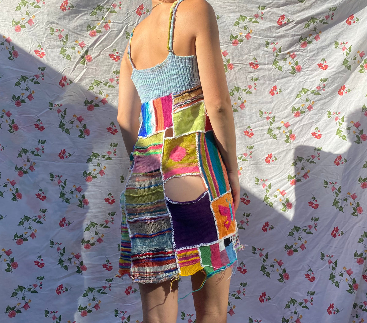 Scrap patchwork dress