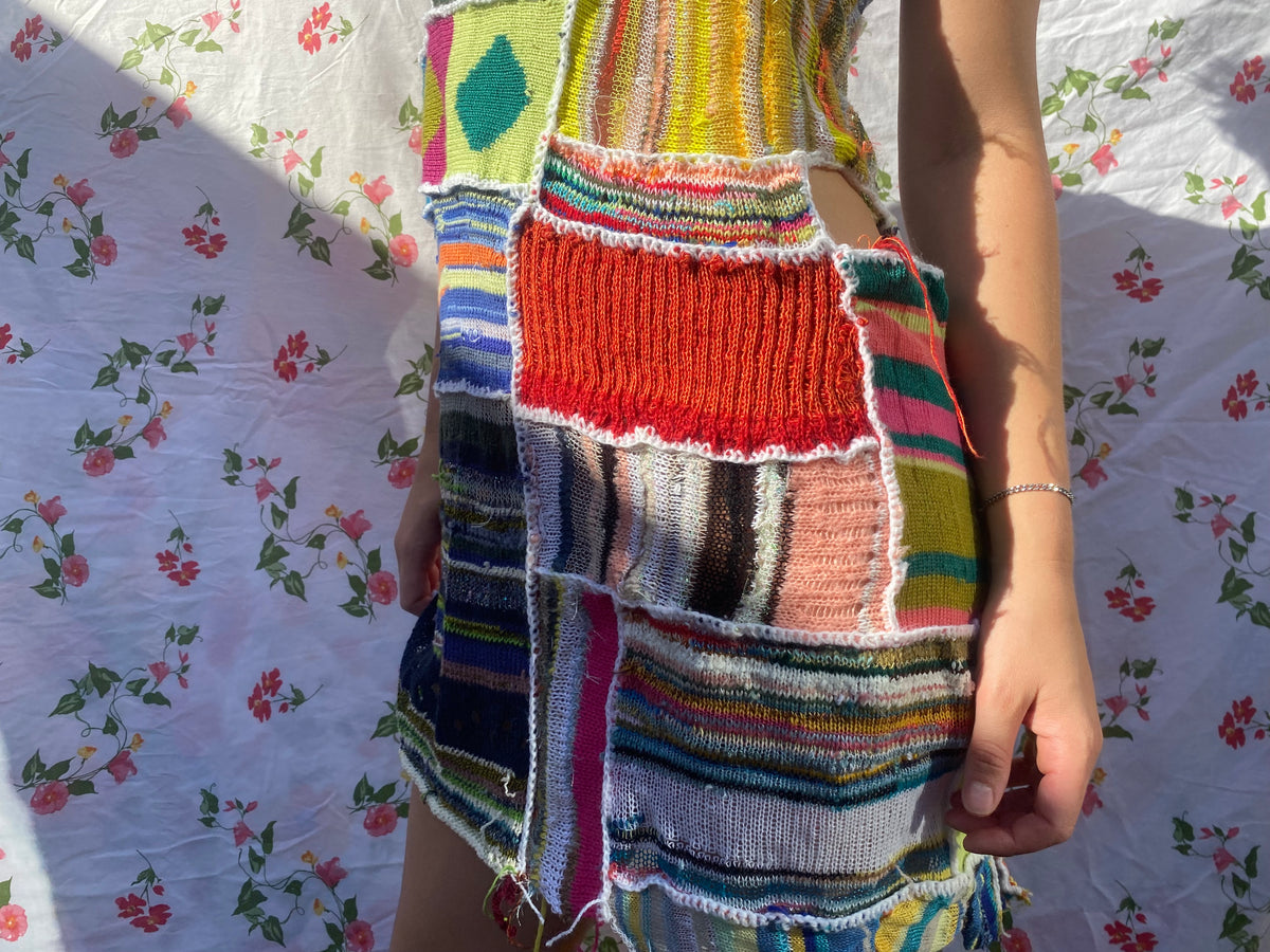 Scrap patchwork dress