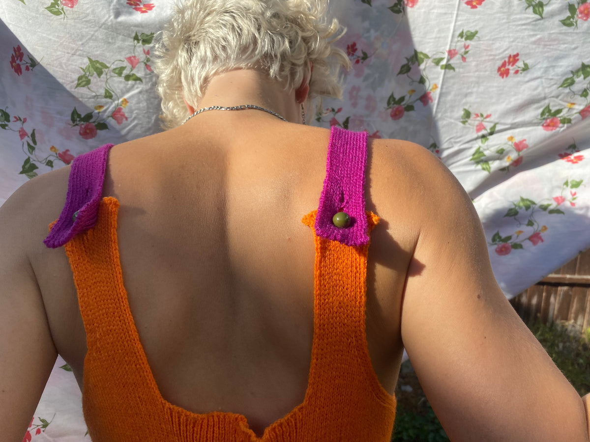 Raspberry pumpkin pie playsuit